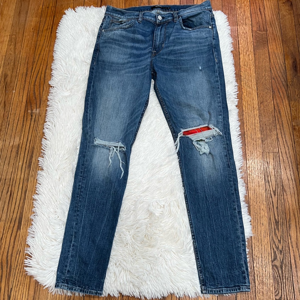 Hudson Jeans Dark Zack‎ skinny Blue Denim Size 34